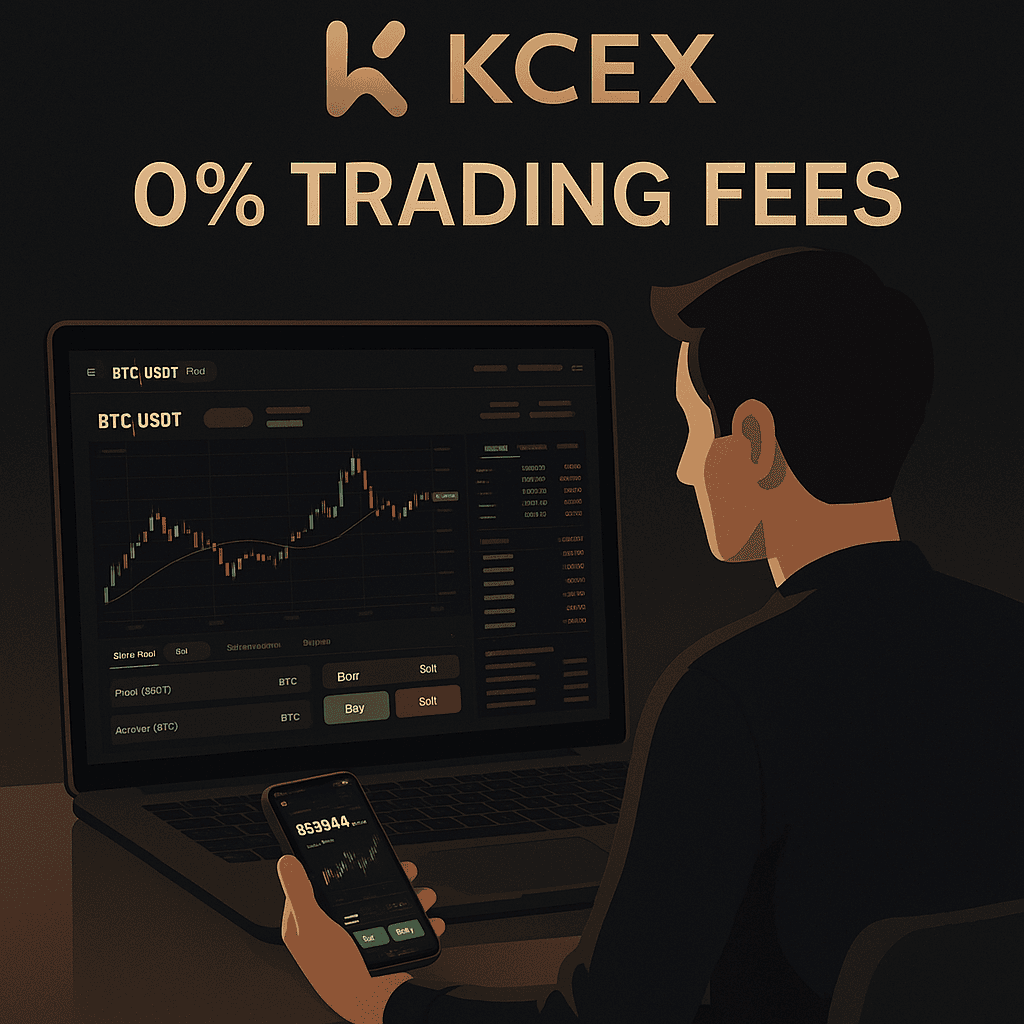 Kcex has zero trading fees on spot pairs