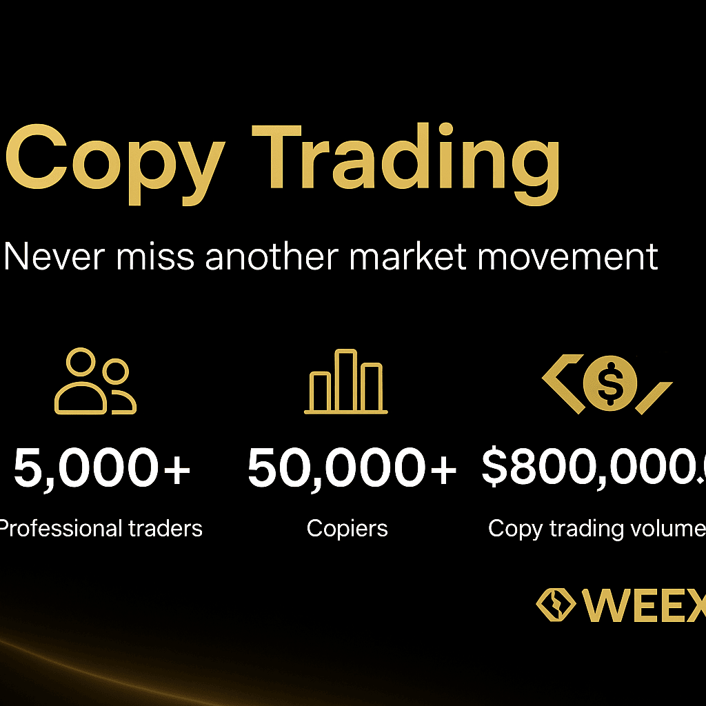 Copy trading on Weex