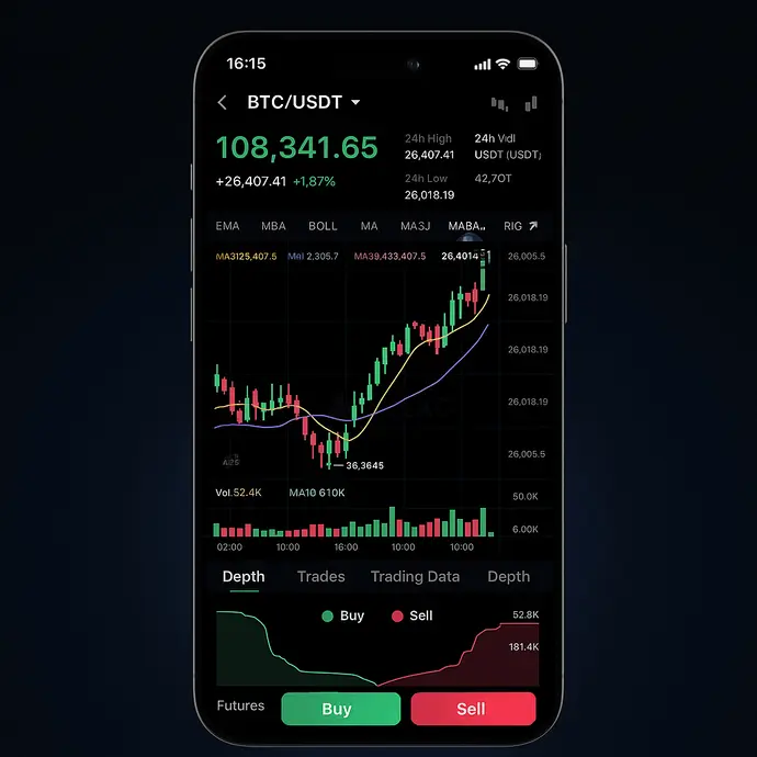 Mexc Mobile app