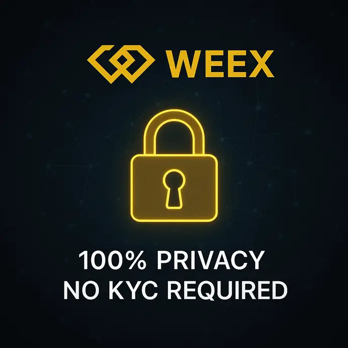 Weex has minimal verification requirement