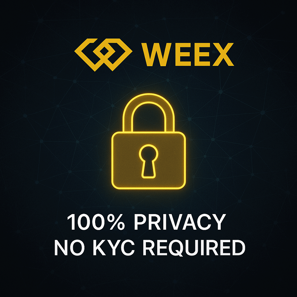 Weex has Email Only Signup requirement