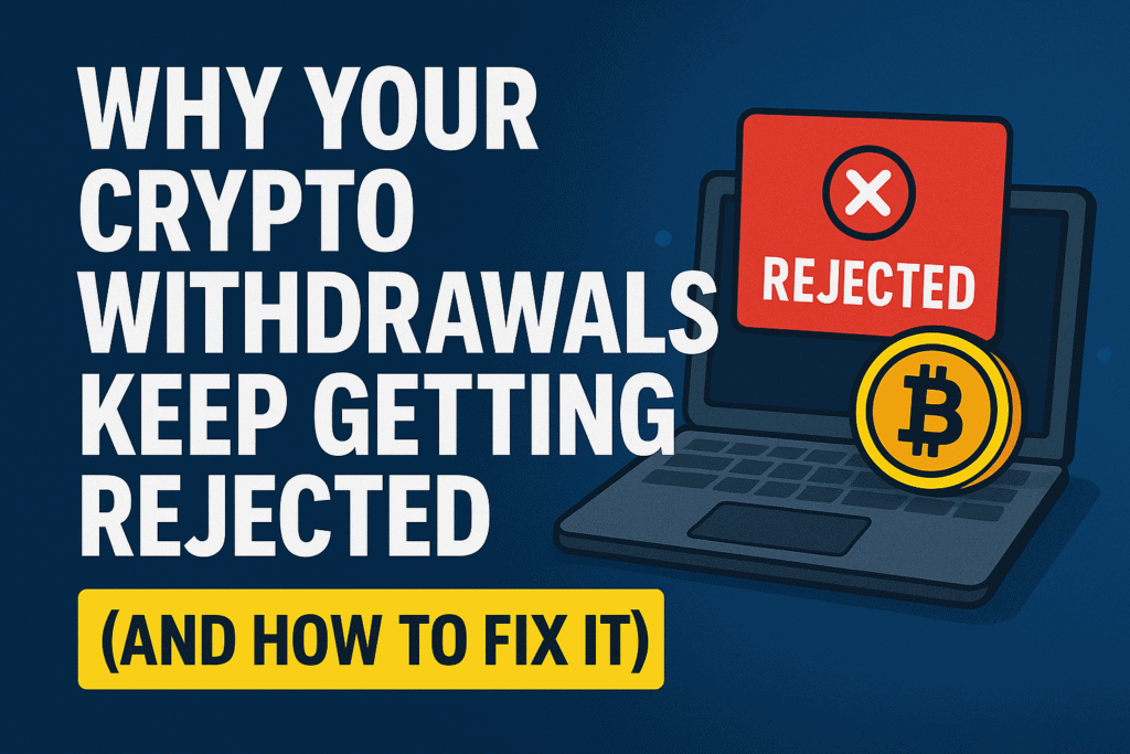 Crypto Withdrawl rejected