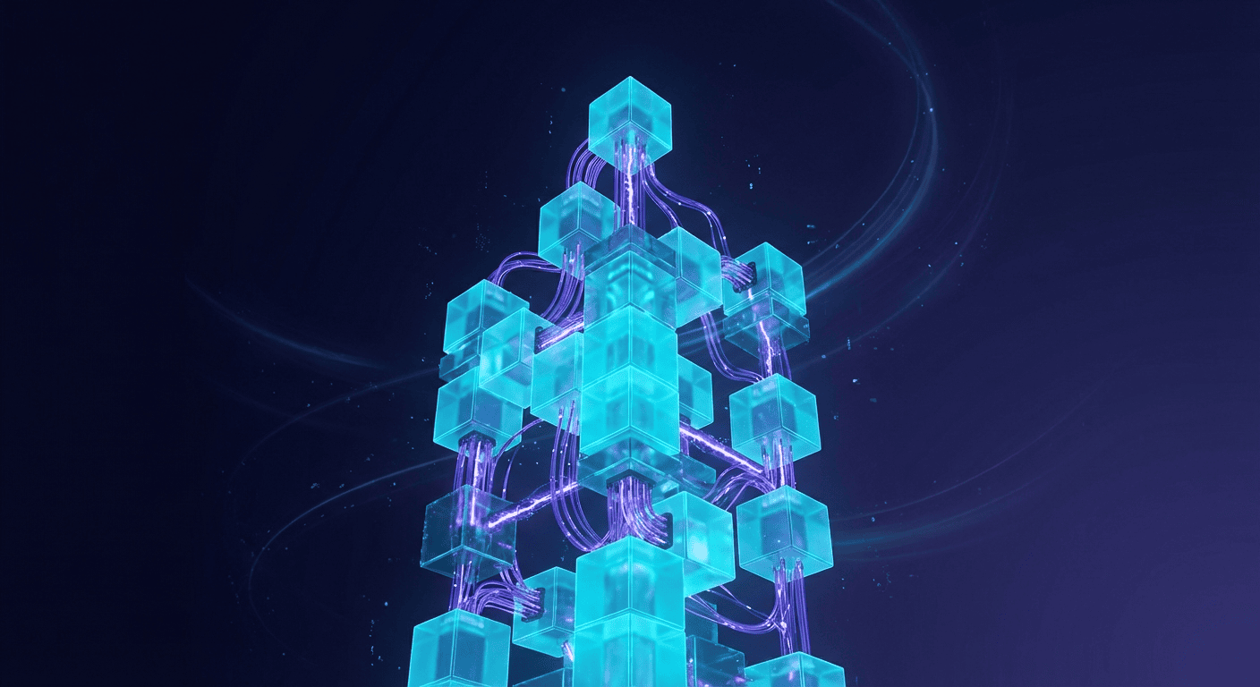 Crypto DeFi Protocol Failure Early Warning System cryptocurrency visual illustration