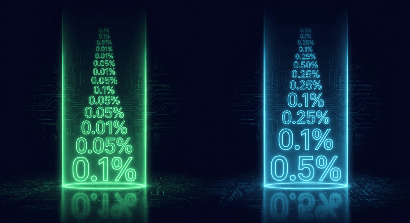 Crypto exchange fees comparison between Bitunix and Bybit