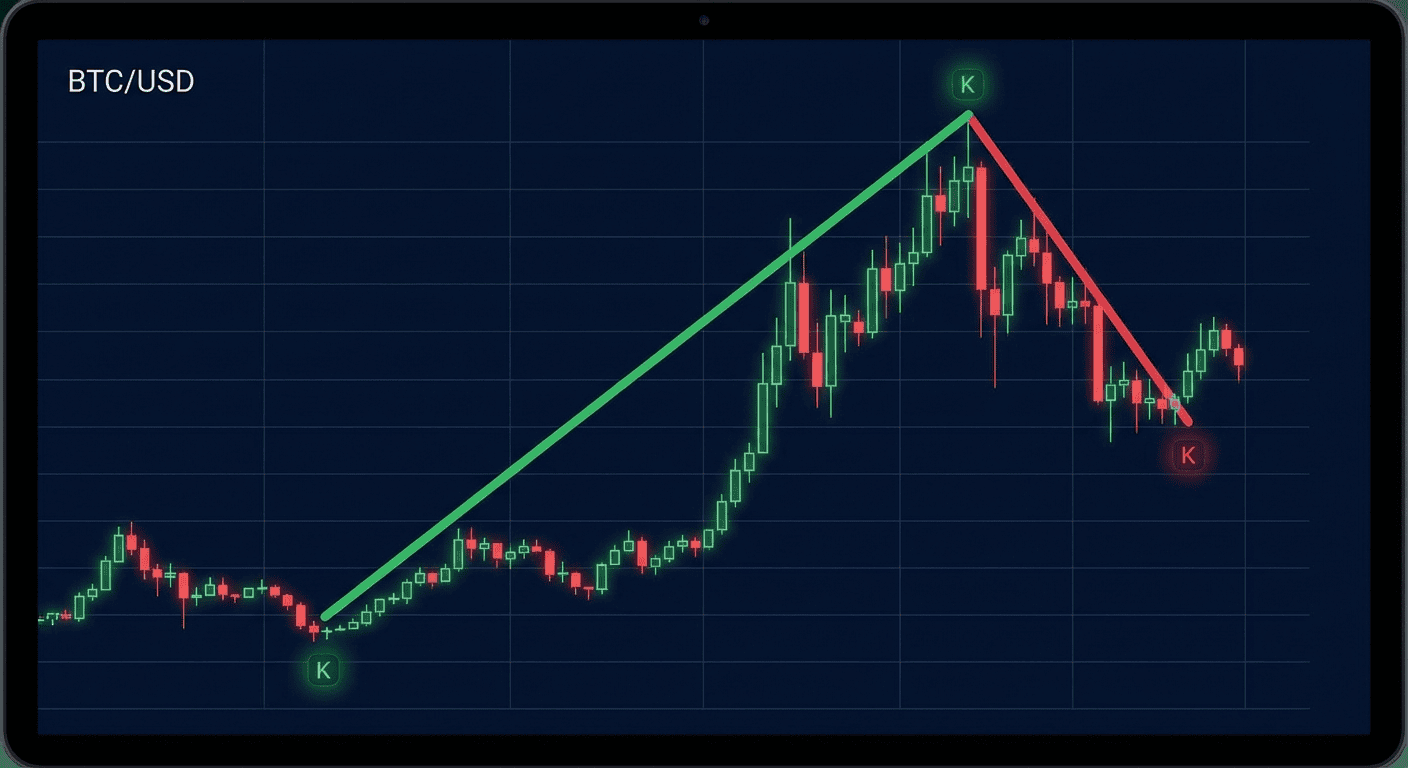 Bitcoin weekly price chart showing rally from $65K to $74K then pullback to $69K during the week of March 6, 2026