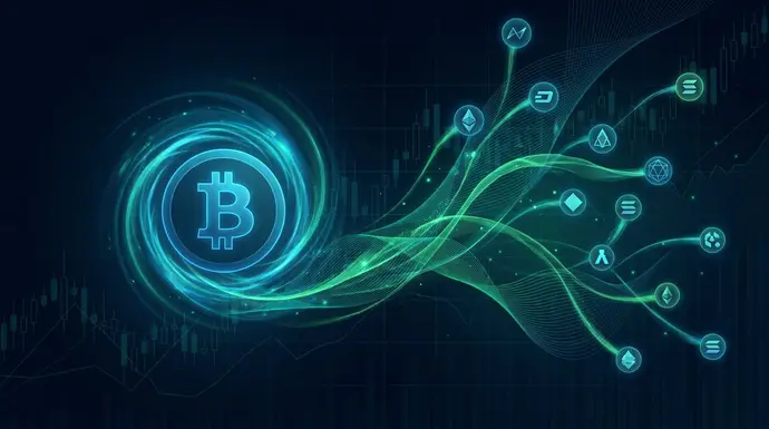 Altcoin sector rotation risk map