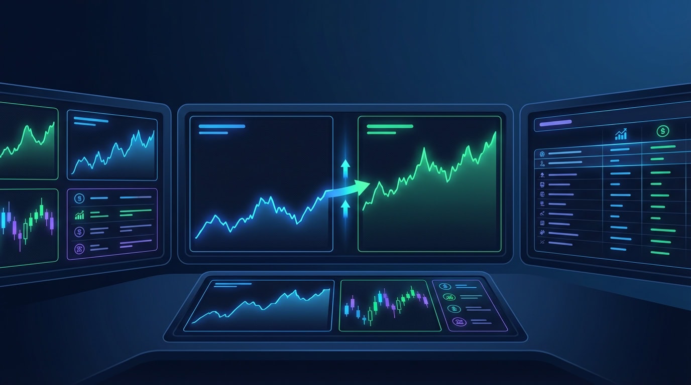 Crypto arbitrage scanner dashboard showing price differences across exchanges
