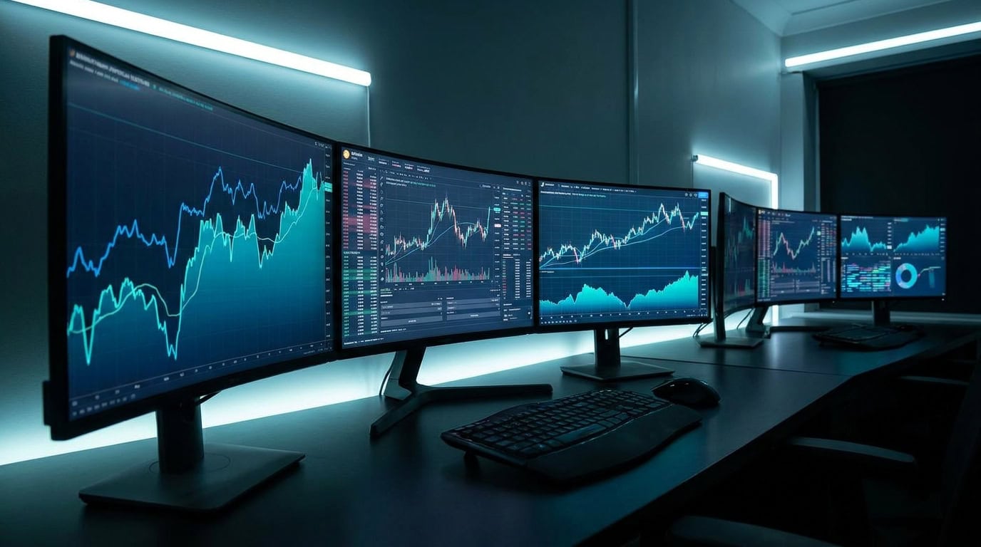 Crypto perpetual futures trading dashboard
