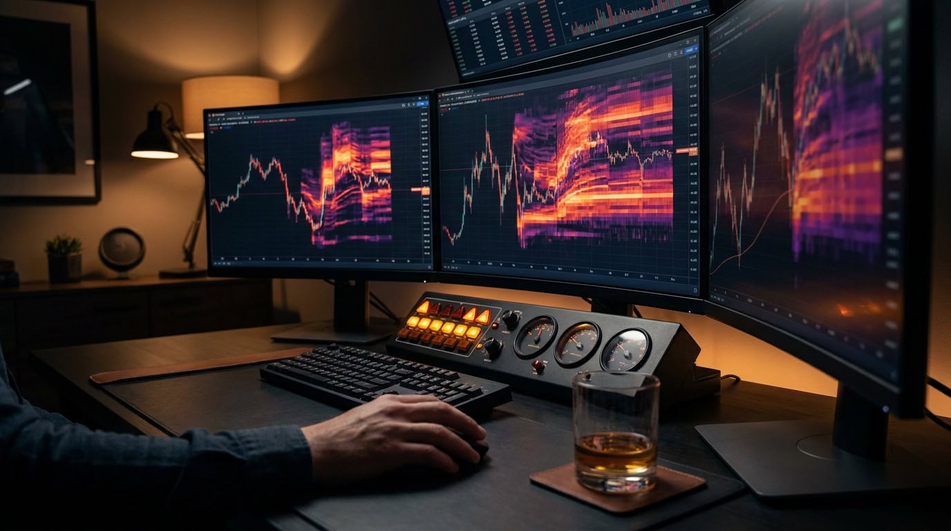 Liquidation risk visualization for crypto perpetual futures positions